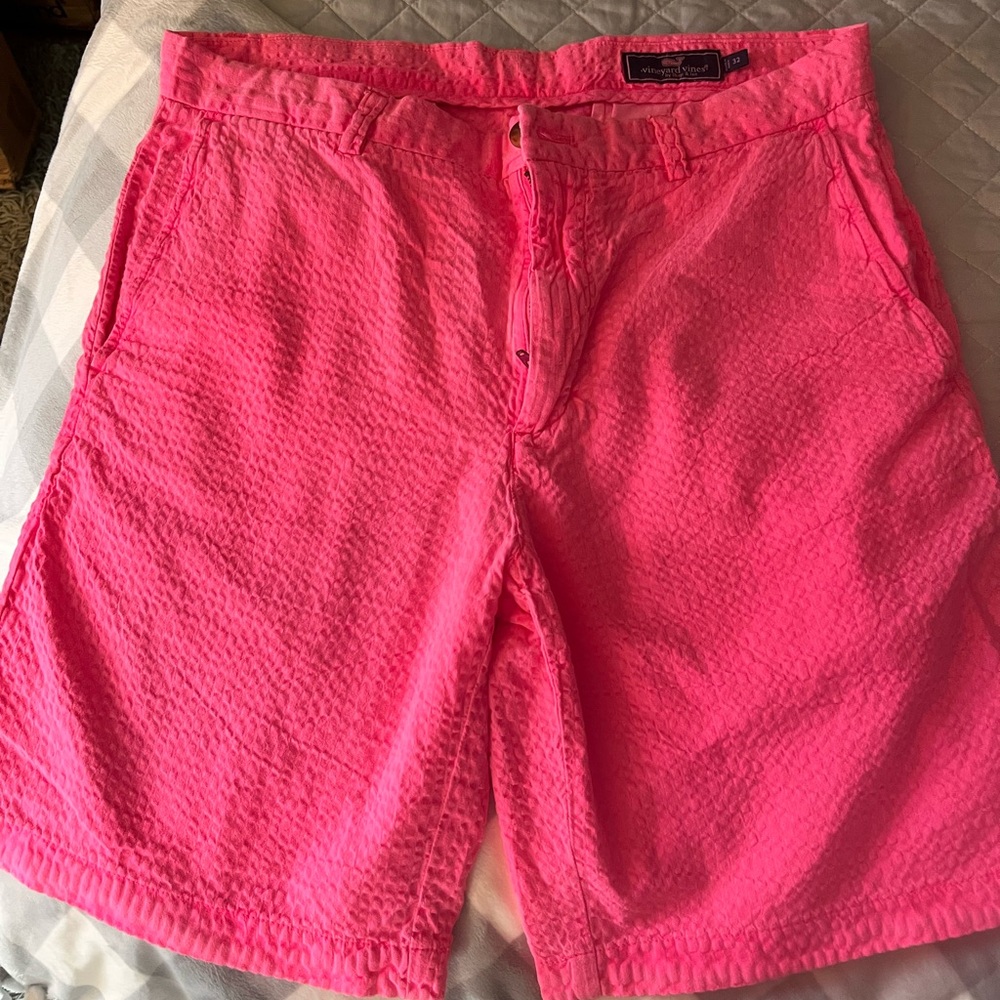 Mens vineyard vines seersucker shorts